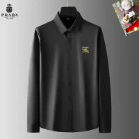 Cheap Prada Shirts Long Sleeved For Men #1421760 Replica Wholesale [$40.00 USD] [ITEM#1421760] on Replica Prada Shirts