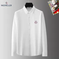 Cheap Moncler Shirts Long Sleeved For Men #1421765 Replica Wholesale [$40.00 USD] [ITEM#1421765] on Replica Moncler Shirts