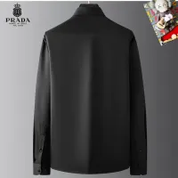 Cheap Prada Shirts Long Sleeved For Men #1421776 Replica Wholesale [$40.00 USD] [ITEM#1421776] on Replica Prada Shirts