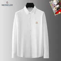 Cheap Moncler Shirts Long Sleeved For Men #1421824 Replica Wholesale [$40.00 USD] [ITEM#1421824] on Replica Moncler Shirts