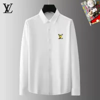 Cheap Louis Vuitton LV Shirts Long Sleeved For Men #1421836 Replica Wholesale [$40.00 USD] [ITEM#1421836] on Replica Louis Vuitton LV Shirts