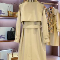 Cheap Burberry Trench Coat Long Sleeved For Women #1422005 Replica Wholesale [$162.00 USD] [ITEM#1422005] on Replica Burberry Trench Coat