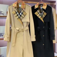 Cheap Burberry Trench Coat Long Sleeved For Women #1422005 Replica Wholesale [$162.00 USD] [ITEM#1422005] on Replica Burberry Trench Coat