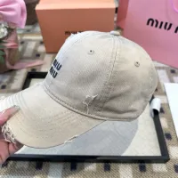 Cheap MIU MIU Caps #1422294 Replica Wholesale [$25.00 USD] [ITEM#1422294] on Replica MIU MIU Caps