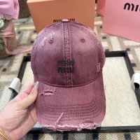 Cheap MIU MIU Caps #1422296 Replica Wholesale [$25.00 USD] [ITEM#1422296] on Replica MIU MIU Caps
