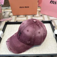 Cheap MIU MIU Caps #1422296 Replica Wholesale [$25.00 USD] [ITEM#1422296] on Replica MIU MIU Caps