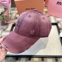 Cheap MIU MIU Caps #1422296 Replica Wholesale [$25.00 USD] [ITEM#1422296] on Replica MIU MIU Caps