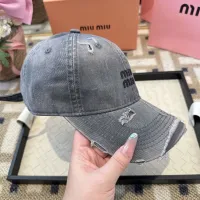Cheap MIU MIU Caps #1422297 Replica Wholesale [$25.00 USD] [ITEM#1422297] on Replica MIU MIU Caps