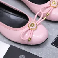 Cheap Versace Flat Shoes For Women #1422327 Replica Wholesale [$118.00 USD] [ITEM#1422327] on Replica Versace Flat Shoes