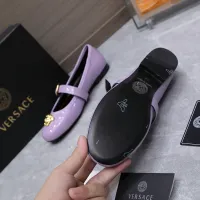 Cheap Versace Flat Shoes For Women #1422330 Replica Wholesale [$118.00 USD] [ITEM#1422330] on Replica Versace Flat Shoes