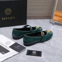 Cheap Versace Flat Shoes For Women #1422331 Replica Wholesale [$118.00 USD] [ITEM#1422331] on Replica Versace Flat Shoes