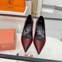 Cheap Hermes High-Heeled Shoes For Women #1422336 Replica Wholesale [$108.00 USD] [ITEM#1422336] on Replica Hermes High-Heeled Shoes
