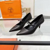 Cheap Hermes High-Heeled Shoes For Women #1422337 Replica Wholesale [$108.00 USD] [ITEM#1422337] on Replica Hermes High-Heeled Shoes