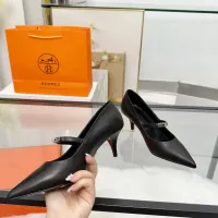 Cheap Hermes High-Heeled Shoes For Women #1422337 Replica Wholesale [$108.00 USD] [ITEM#1422337] on Replica Hermes High-Heeled Shoes