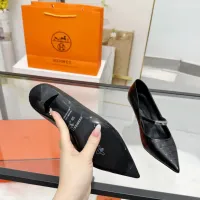 Cheap Hermes High-Heeled Shoes For Women #1422338 Replica Wholesale [$108.00 USD] [ITEM#1422338] on Replica Hermes High-Heeled Shoes