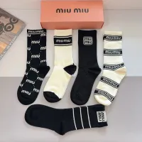 Cheap MIU MIU Socks #1422369 Replica Wholesale [$29.00 USD] [ITEM#1422369] on Replica MIU MIU Socks