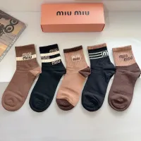 Cheap MIU MIU Socks #1422370 Replica Wholesale [$29.00 USD] [ITEM#1422370] on Replica MIU MIU Socks