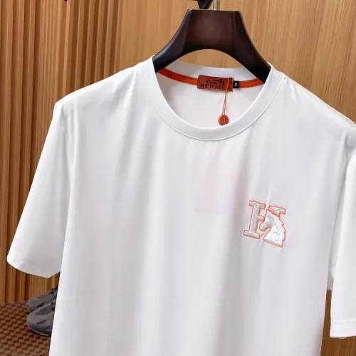 Cheap Hermes T-Shirts Short Sleeved For Men #1422456 Replica Wholesale [$45.00 USD] [ITEM#1422456] on Replica Hermes T-Shirts