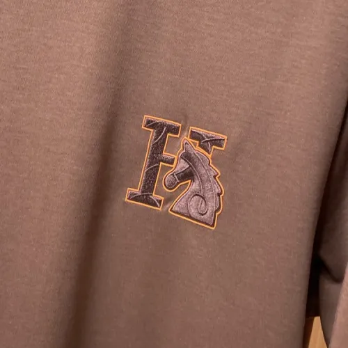 Cheap Hermes T-Shirts Short Sleeved For Men #1422457 Replica Wholesale [$45.00 USD] [ITEM#1422457] on Replica Hermes T-Shirts