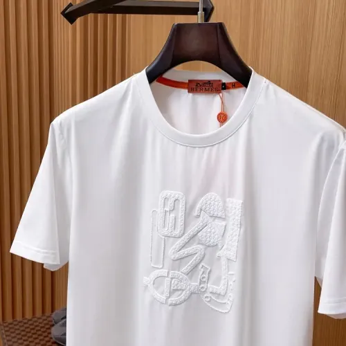 Cheap Hermes T-Shirts Short Sleeved For Men #1422459 Replica Wholesale [$45.00 USD] [ITEM#1422459] on Replica Hermes T-Shirts