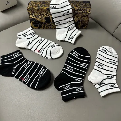 Cheap Christian Dior Socks For Women #1422573 Replica Wholesale [$25.00 USD] [ITEM#1422573] on Replica Christian Dior Socks