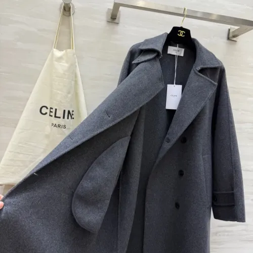 Cheap Celine Coats Long Sleeved For Women #1422581 Replica Wholesale [$230.00 USD] [ITEM#1422581] on Replica Celine Coats
