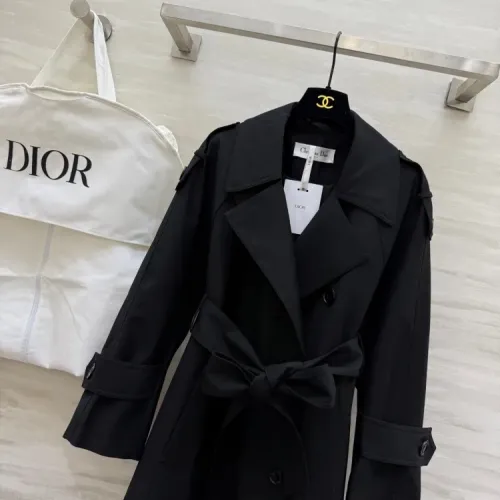 Cheap Christian Dior Coats Long Sleeved For Women #1422586 Replica Wholesale [$165.00 USD] [ITEM#1422586] on Replica Christian Dior Coats