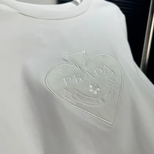 Cheap Prada T-Shirts Short Sleeved For Women #1422621 Replica Wholesale [$60.00 USD] [ITEM#1422621] on Replica Prada T-Shirts