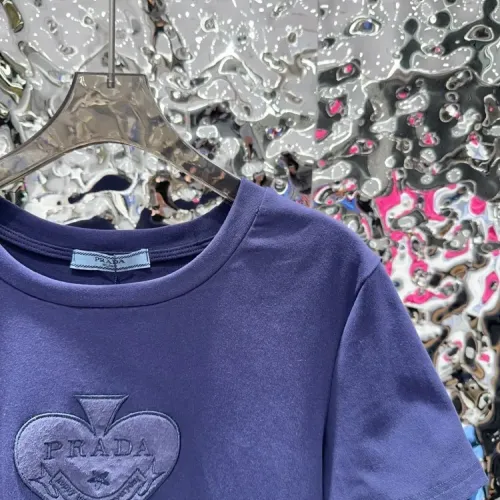 Cheap Prada T-Shirts Short Sleeved For Women #1422622 Replica Wholesale [$60.00 USD] [ITEM#1422622] on Replica Prada T-Shirts
