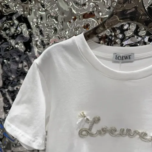 Cheap LOEWE T-Shirts Short Sleeved For Women #1422628 Replica Wholesale [$56.00 USD] [ITEM#1422628] on Replica LOEWE T-Shirts