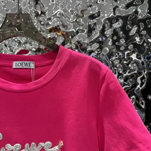 Cheap LOEWE T-Shirts Short Sleeved For Women #1422629 Replica Wholesale [$56.00 USD] [ITEM#1422629] on Replica LOEWE T-Shirts