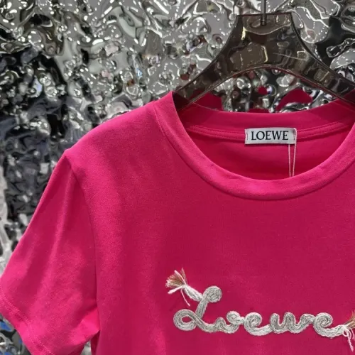Cheap LOEWE T-Shirts Short Sleeved For Women #1422629 Replica Wholesale [$56.00 USD] [ITEM#1422629] on Replica LOEWE T-Shirts