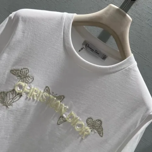 Cheap Christian Dior T-Shirts Short Sleeved For Women #1422633 Replica Wholesale [$52.00 USD] [ITEM#1422633] on Replica Christian Dior T-Shirts