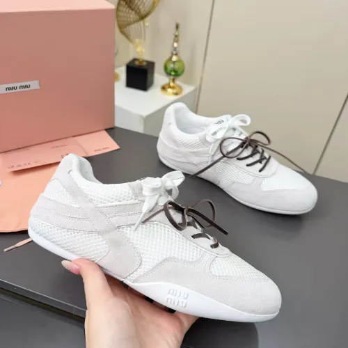 Cheap MIU MIU Casual Shoes For Women #1422658 Replica Wholesale [$92.00 USD] [ITEM#1422658] on Replica MIU MIU Casual Shoes