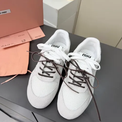 Cheap MIU MIU Casual Shoes For Women #1422658 Replica Wholesale [$92.00 USD] [ITEM#1422658] on Replica MIU MIU Casual Shoes