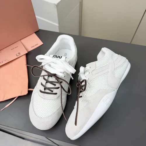Cheap MIU MIU Casual Shoes For Women #1422658 Replica Wholesale [$92.00 USD] [ITEM#1422658] on Replica MIU MIU Casual Shoes
