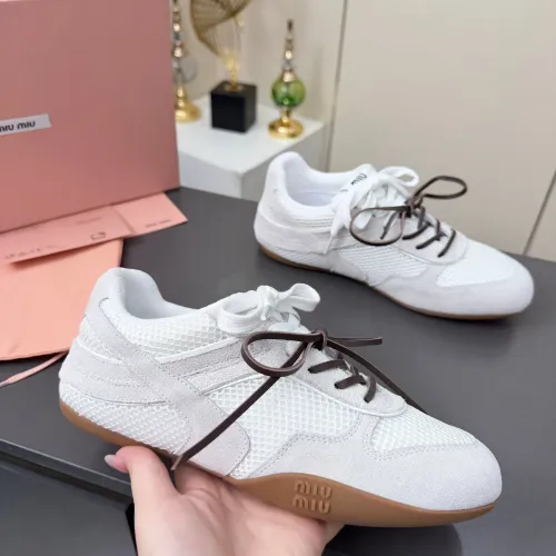 Cheap MIU MIU Casual Shoes For Women #1422659 Replica Wholesale [$92.00 USD] [ITEM#1422659] on Replica MIU MIU Casual Shoes