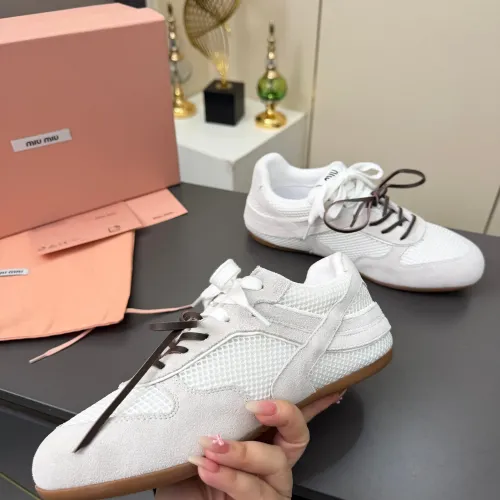 Cheap MIU MIU Casual Shoes For Women #1422659 Replica Wholesale [$92.00 USD] [ITEM#1422659] on Replica MIU MIU Casual Shoes