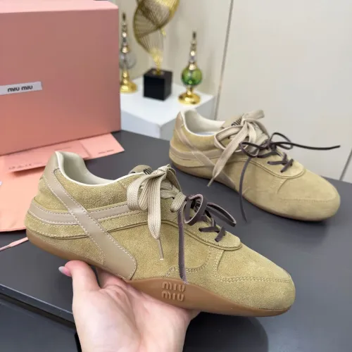 Cheap MIU MIU Casual Shoes For Women #1422660 Replica Wholesale [$92.00 USD] [ITEM#1422660] on Replica MIU MIU Casual Shoes