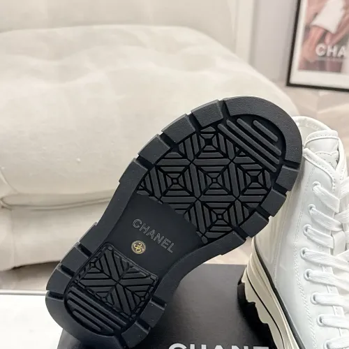 Cheap Chanel High Tops Shoes For Women #1422661 Replica Wholesale [$112.00 USD] [ITEM#1422661] on Replica Chanel High Tops Shoes