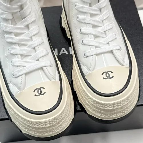 Cheap Chanel High Tops Shoes For Women #1422661 Replica Wholesale [$112.00 USD] [ITEM#1422661] on Replica Chanel High Tops Shoes