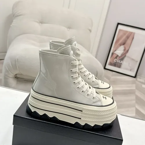 Cheap Chanel High Tops Shoes For Women #1422662 Replica Wholesale [$112.00 USD] [ITEM#1422662] on Replica Chanel High Tops Shoes