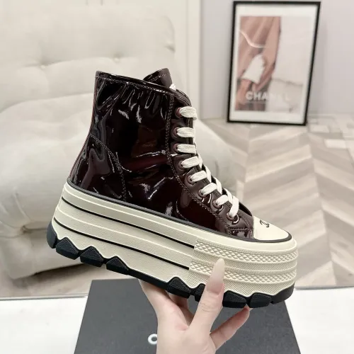 Cheap Chanel High Tops Shoes For Women #1422663 Replica Wholesale [$112.00 USD] [ITEM#1422663] on Replica Chanel High Tops Shoes