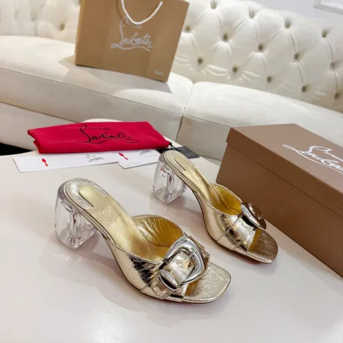 Cheap Christian Louboutin CL Slippers For Women #1422744 Replica Wholesale [$100.00 USD] [ITEM#1422744] on Replica Christian Louboutin CL Slippers