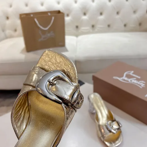 Cheap Christian Louboutin CL Slippers For Women #1422744 Replica Wholesale [$100.00 USD] [ITEM#1422744] on Replica Christian Louboutin CL Slippers