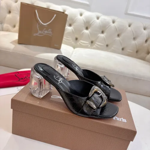 Cheap Christian Louboutin CL Slippers For Women #1422745 Replica Wholesale [$100.00 USD] [ITEM#1422745] on Replica Christian Louboutin CL Slippers