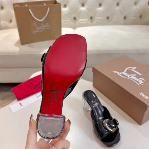 Cheap Christian Louboutin CL Slippers For Women #1422746 Replica Wholesale [$100.00 USD] [ITEM#1422746] on Replica Christian Louboutin CL Slippers