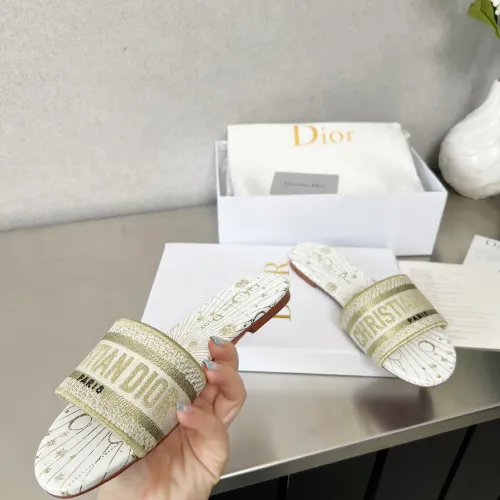 Cheap Christian Dior Slippers For Women #1422760 Replica Wholesale [$76.00 USD] [ITEM#1422760] on Replica Christian Dior Slippers