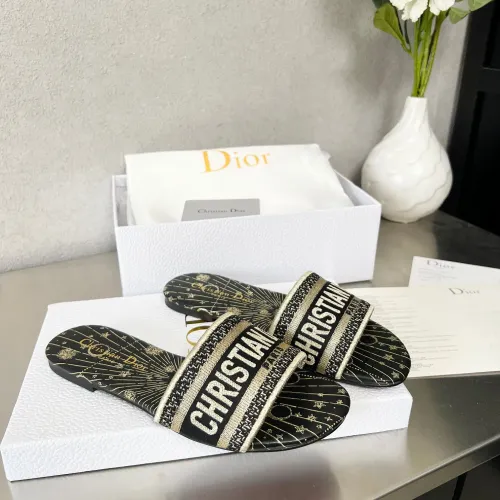 Cheap Christian Dior Slippers For Women #1422761 Replica Wholesale [$76.00 USD] [ITEM#1422761] on Replica Christian Dior Slippers