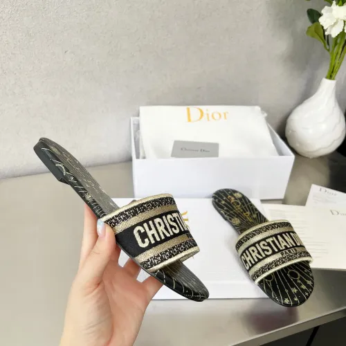 Cheap Christian Dior Slippers For Women #1422761 Replica Wholesale [$76.00 USD] [ITEM#1422761] on Replica Christian Dior Slippers